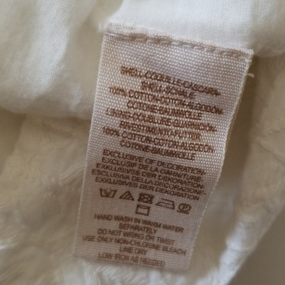 Free People White Embroidered Lined Shorts - Picture 6 of 6